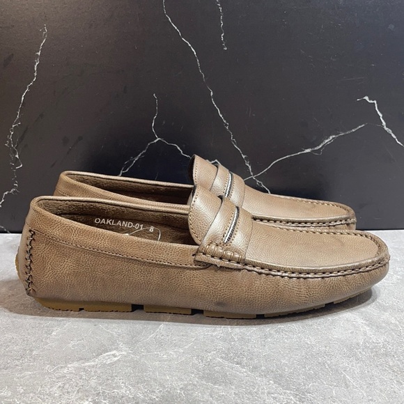 Bruno Marc Oakland-01 Loafers Brown Size 8m - Picture 5 of 9
